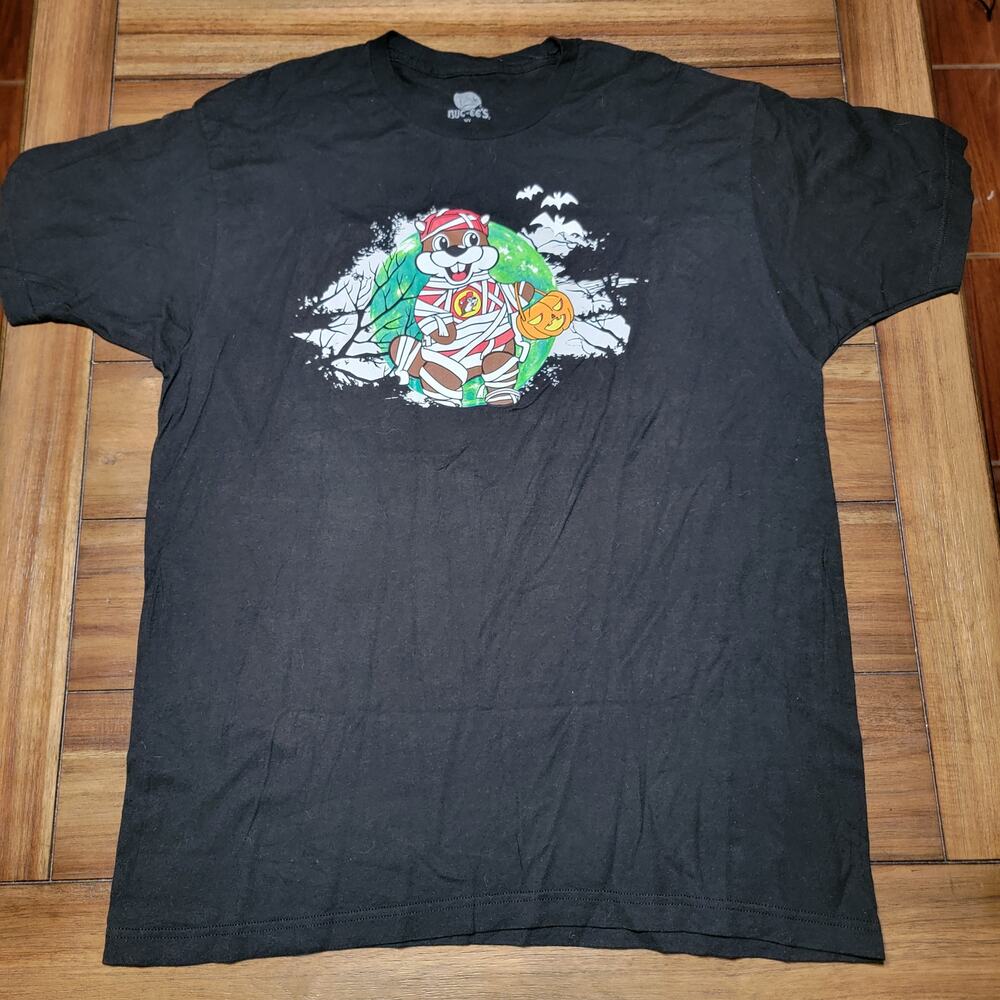 Buc-ee's Halloween Black Unisex Glow-In-The-Dark Tee "Boo Crew" - Size XL